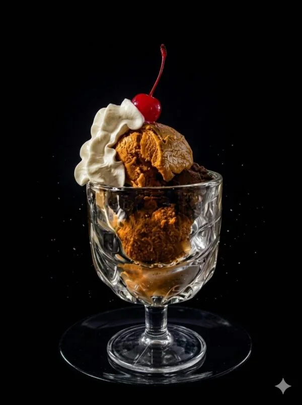 Lucuma Ice Cream & Brownie